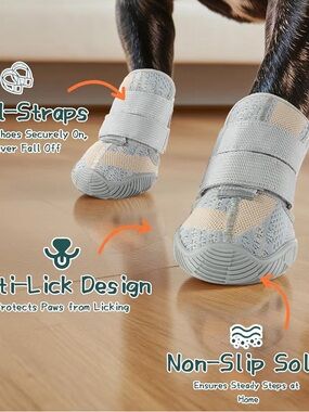 Dog Boots with Non-Slip Soles